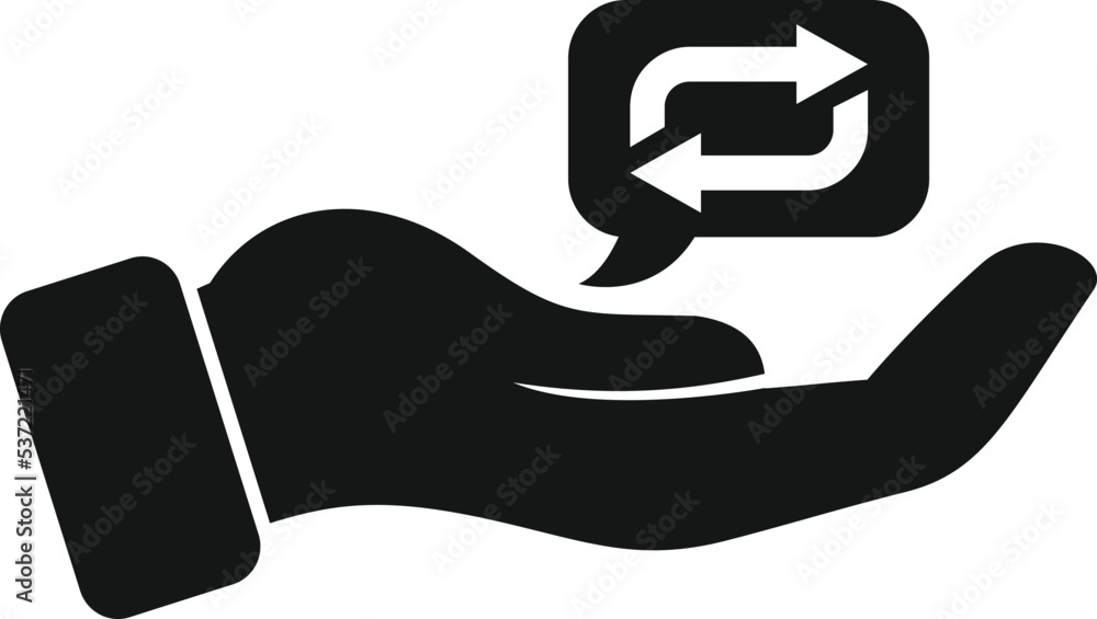 Poster keep data repost icon simple vector. check market. page document