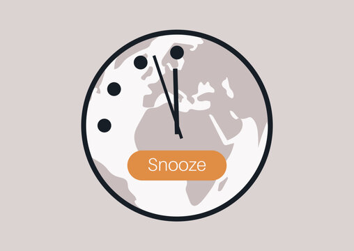 The Doomsday Clock is a metaphor that warns the public about how close we are to destroying the world with dangerous technologies of our own making