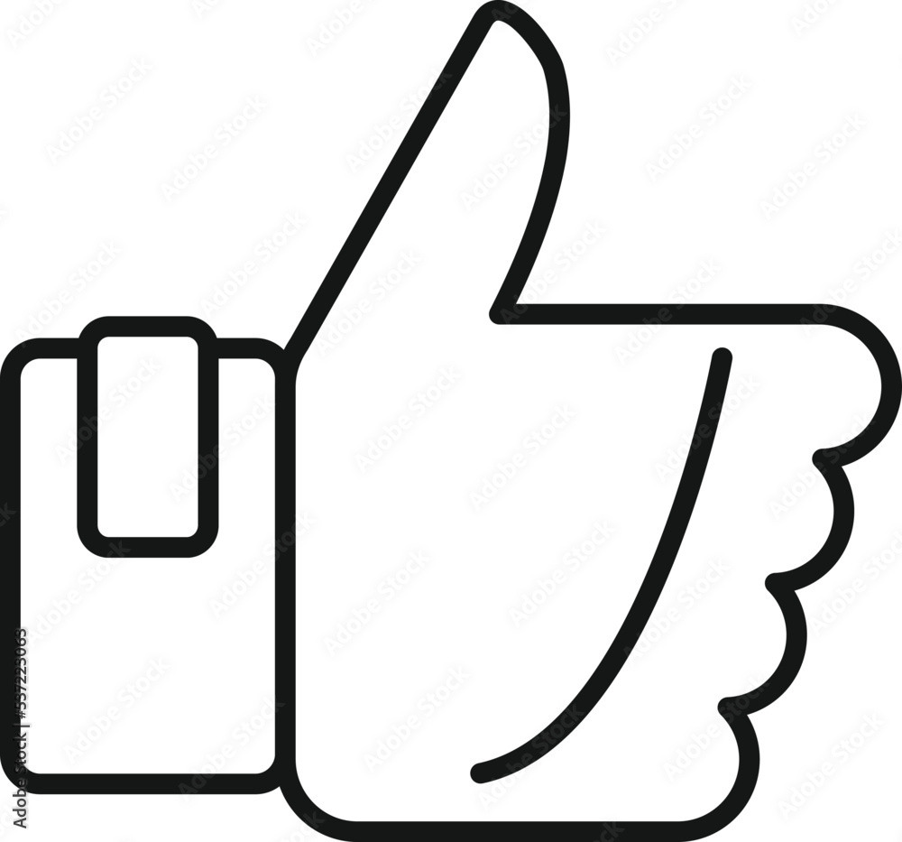 Poster like repost icon outline vector. report market. data document