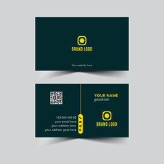 Professional simple clean minimal business card template