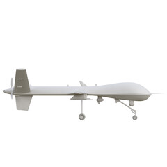3d rendering illustration of an uav military drone