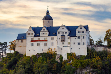 Fototapeta na wymiar The Castle of Ranis in Thuringia