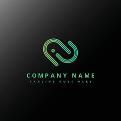 initial C J minimalist modern logo identity vector, initial letter logo CJ, JC, logo template.