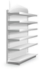 Shelving rack for store trading 