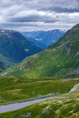 Fototapeta na wymiar norwegian scenic view