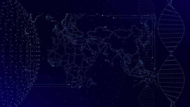 Data analysis Medical statistics on Bangladesh Country with graphs, charts, analytics in background | Bangladesh country Revealing world map 4K|60 FPS, data analysis Medical science technological
