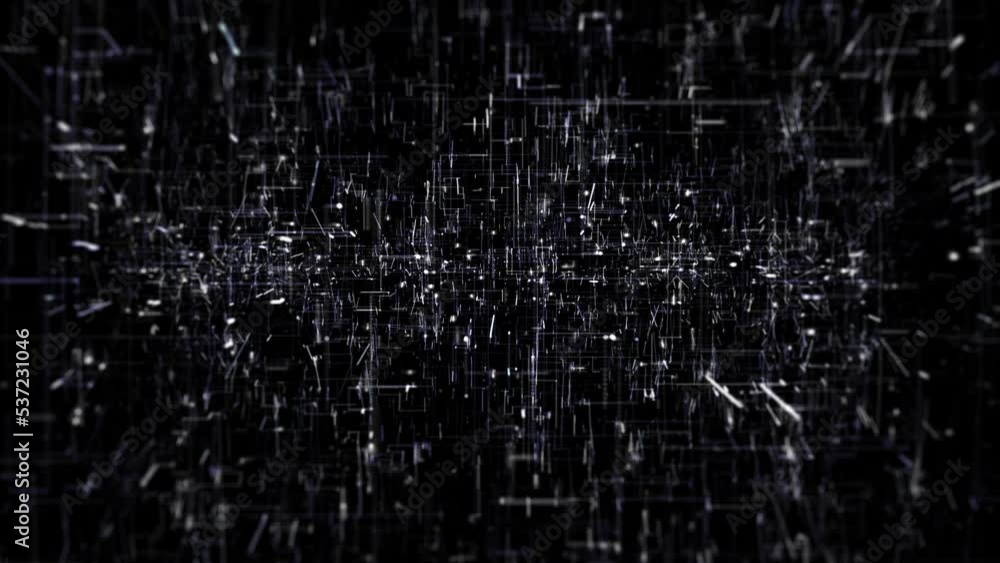Poster abstract digital data technology background loop/ 4k animation of an abstract high technology wallpa
