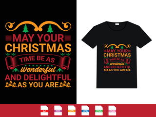 The Christmas T shirt Design