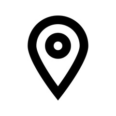 Map Pin Flat Vector Icon
