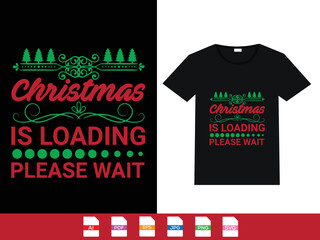 The Christmas T shirt Design