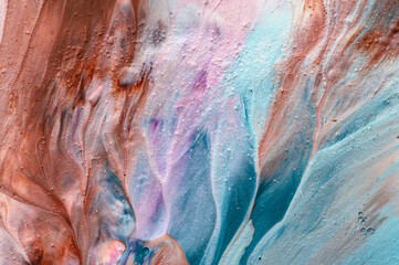 Abstract art background. Hand drawn gouache painting. Color texture.