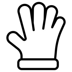 Obraz premium hand cartoon line icon