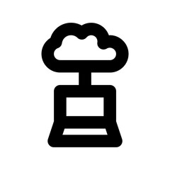 Cloud Connection Vector Icon