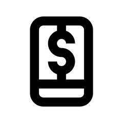 M Commerce Vector Icon