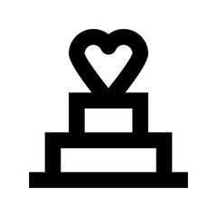 Cake Flat Vector Icon