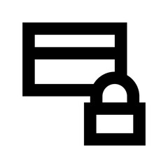 Card Security Flat Vector Icon