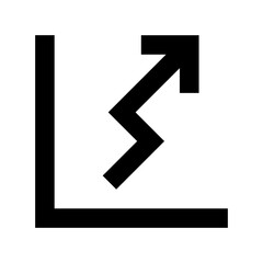 Analysis Graph Flat Vector Icon