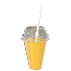 3d rendering illustration of a juice cup