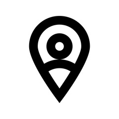 User Location Flat Vector Icon