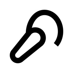Bluetooth Headset Flat Vector Icon