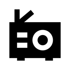 Radio Flat Vector Icon