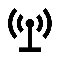 Wifi Tower Flat Vector Icon