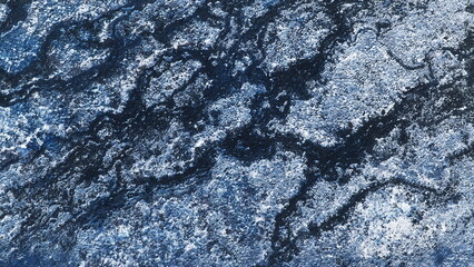Naklejka premium Blue Rough Stone Granite Texture background.