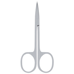 3d rendering illustration of nail scissors