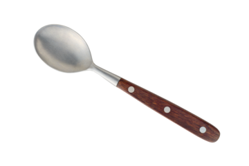 木の柄のスプーン