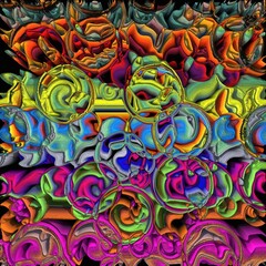 3D colourful background