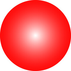 Pain red circle or localization mark, aching place sign, abstract symbol of pain, sore spot or hurt body part marker,