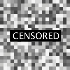 Pixel censored signs. Censor bar concept. Censorship rectangle. - obrazy, fototapety, plakaty