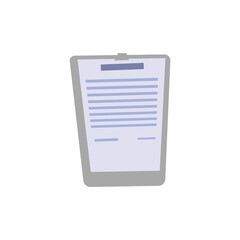 check plan flat icon vector illustration