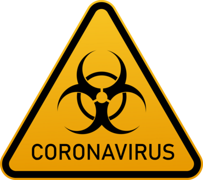 Coronavirus warning signs - Powered by Adobe