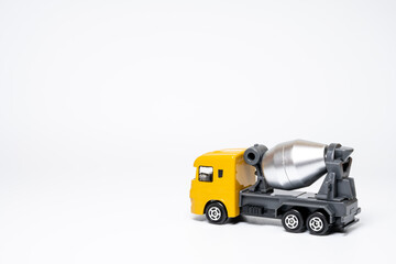 コンクリートミキサー車の模型