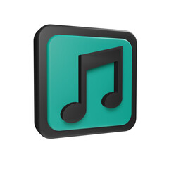 3d icon music player