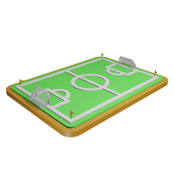 3d soccer field green and white clip art preview