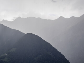 mountains in south tyrol  in city Meran, Italy