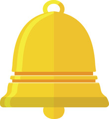 bell icon vector in white background