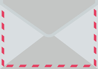 envelope icon vector in white background