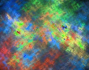 Obraz na płótnie Canvas Abstract fractal graphics. Design element. Multicolor