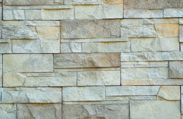 colorful Brick house and interior is the most beautiful background