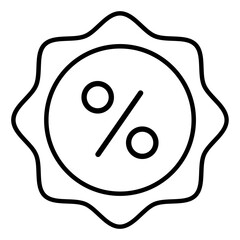 Star bust with percentage Concept Vector Icon Design, Winter Fall Sales Elements Symbol, Black Friday or Year End Promotion Sign, Shopping Season Discount Template, Promotional tag design