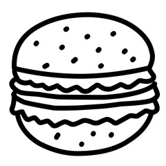 doodle hamburger