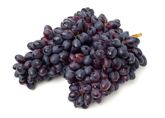 Grapes on a white background