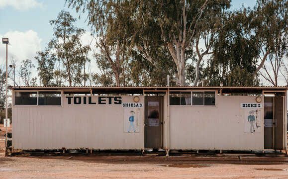 Toilets in the outback