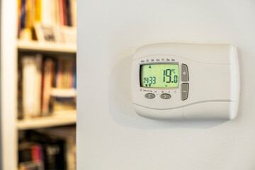 Thermostat chauffage 19°