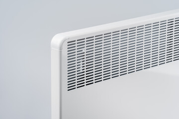 Smart heater convector. Smart Home with the smart heating system. Electric panel heating concept....