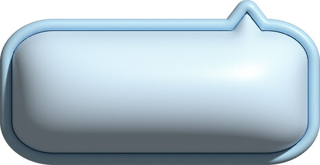 cute 3D speech bubble box decoration