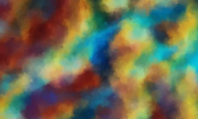 Photo sur Plexiglas Mélange de couleurs Fond aquarelle coloré, couleurs abstraites, vecteur de stock gratuit